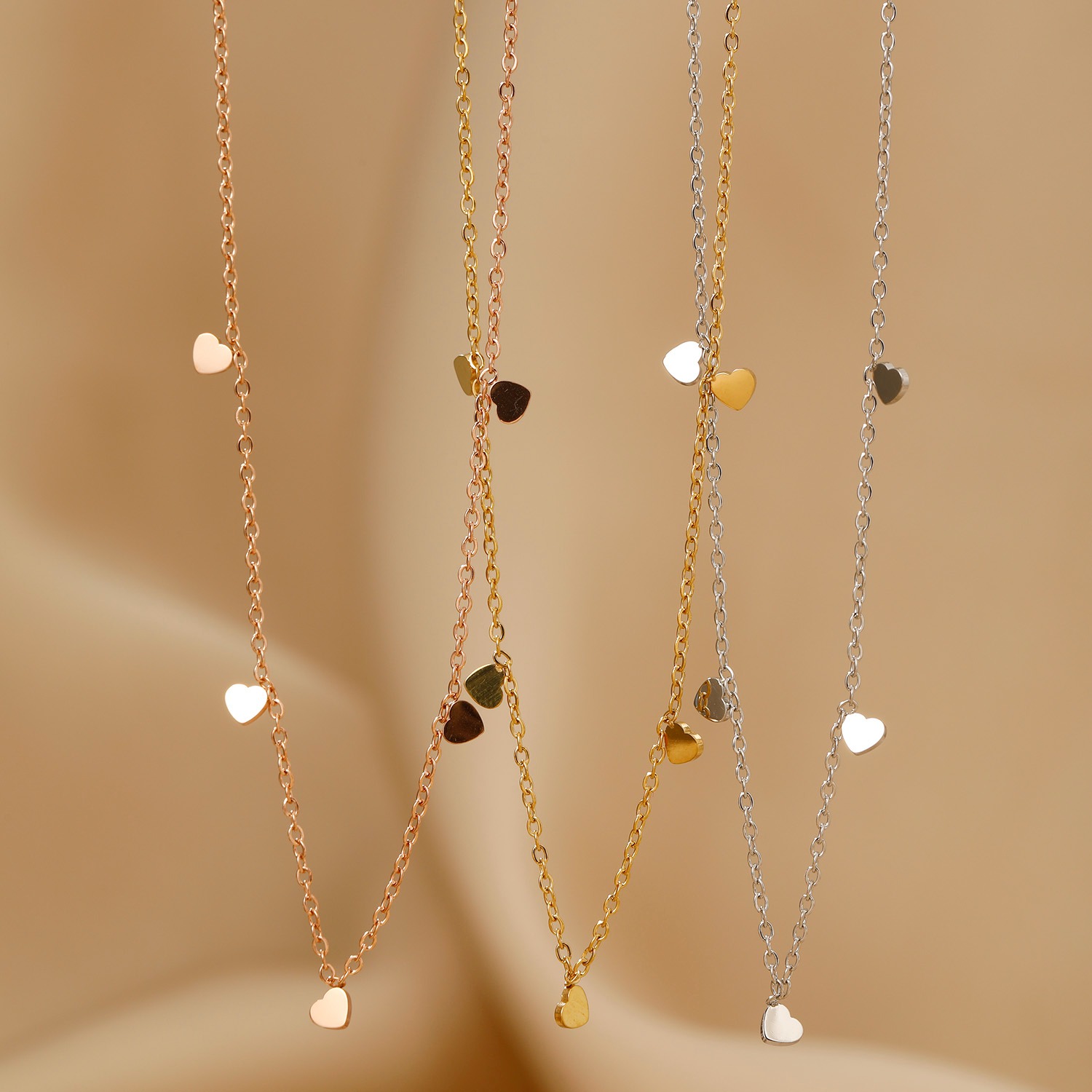 Collier Petits Coeurs