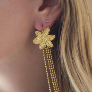 Boucles d'oreilles Lys