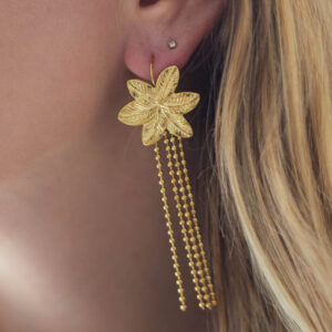 Boucles d'oreilles Lys