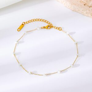 Chaine de cheville Perles